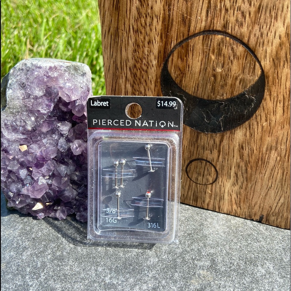 5 Piece Labret Jewelry Set